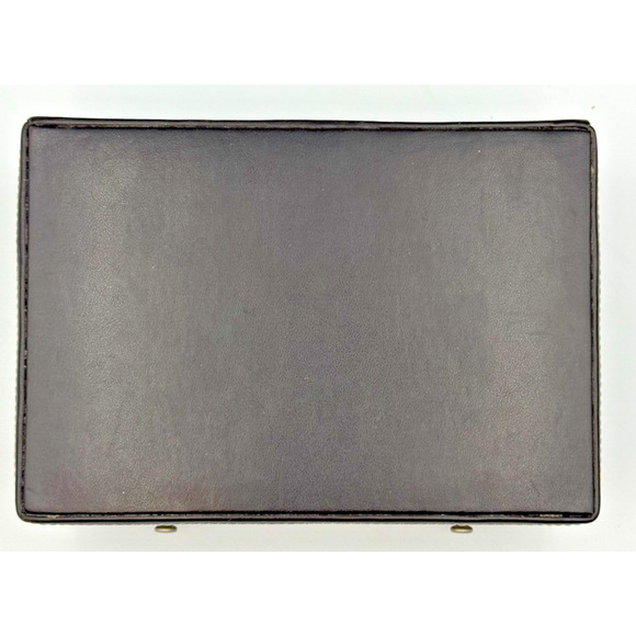 Leatherette Jewelry & Watch Storage Box Organizer w/Drawer - Picture 4 of 7
